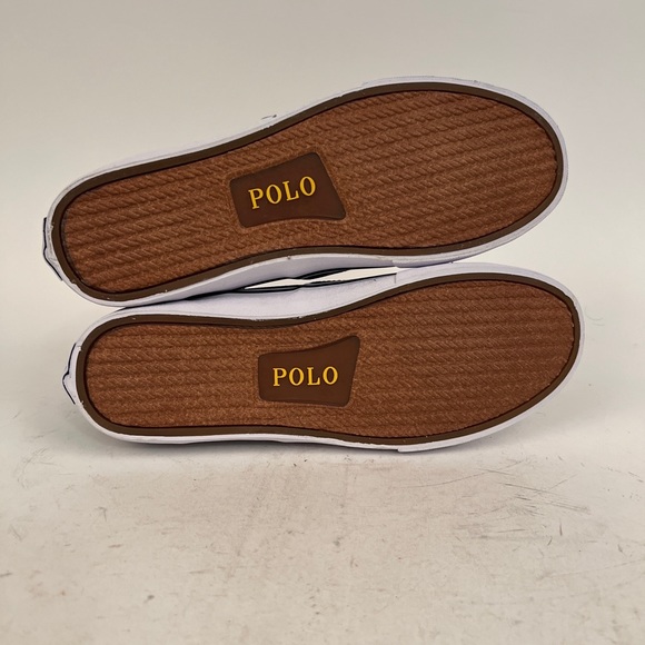 NIB Polo Ralph Lauren Blue Floral Thornton Canvas Casual Sneakers, 10D - Picture 7 of 10